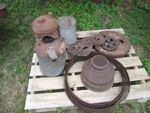 Pallet of rusty gold All-vintage ...