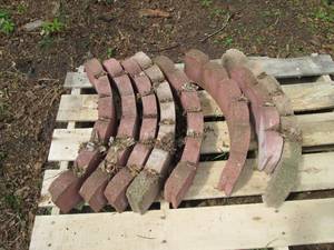 7-sections of rounded top and curve...