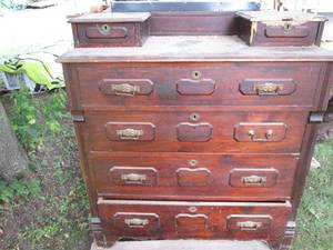 Vintage gentlemans 4 drawer Highbo...