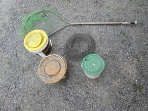Fishing gear Minnow buckets, live ...
