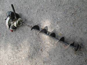 Vintage Jiffy gas powered ice auger...