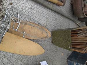 Box of Assorted size vintage hide s...