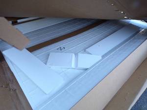 5 Piece Swan White Tub Surround still in box
