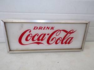Vintage Coca-Cola Drink Lighted Sign