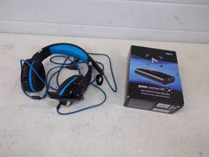 Game Capture HD and Headset