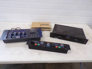 DJ Mixer and Dual CD Player
