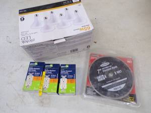 7 Diamond wet Blade, 3 GFCI Outlets and Led light bulbs