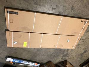 lot 30 image: Lot of Easy Track RV72-T 72 in. Verticals Panels Truffle - Pack of 2 customer return review pictures