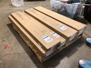lot 46 image: Lot of 11 cases Rigid Core Designer Plank 9.13 Wide x 60 Long (30.45 sq. ft.case) customer return see pictures