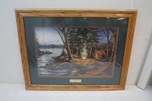 lot 10 image: Gene Stocks wildlife print