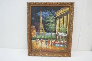 lot 16 image: Harry Jacques oil on canvas
