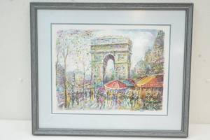 lot 17 image: watercolor print