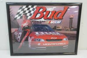 lot 21 image: NASCAR framed poster