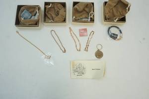 lot 149 image: QVC Jewelry Brackets & Necklace