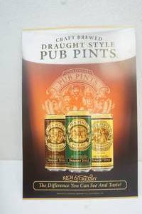 lot 193 image: Craft Brew Advertisements Stand up