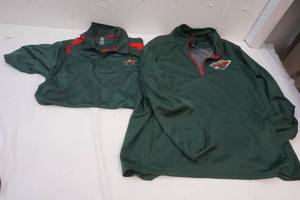 lot 239 image: Mens Minnesota Wild Shirts