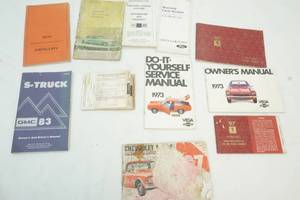 lot 295 image: Variety Car Owner Manuals