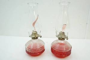 lot 307 image: 2 Oil lamps