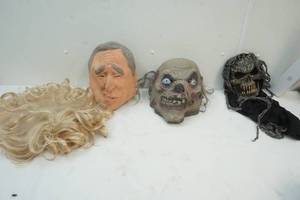 lot 334 image: Group Of Rubber Masks