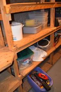 lot 79 image: Home Repair Shelf - DOES NOT INCLUDE SHELF JUST CONTENTS - See Pictures