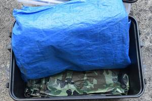 lot 26 image: Bin 2 Tarps