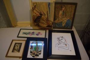 lot 97 image: 6 Pieces of Wall Art - See Pictures