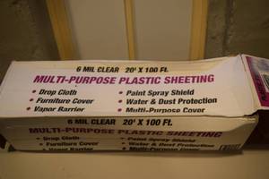 lot 103 image: Plastic Sheeting 20 X 100