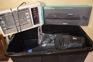 lot 131 image: Bin of Technology, Battery Pack, and more