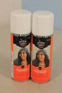 lot 176 image: 2ct Hyde & EEK Temporary Hair Color Spray White