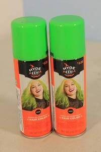lot 179 image: 2ct Hyde & EEK Temporary Hair Color Spray Green