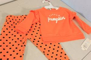 lot 190 image: Mismatched Toddler Halloween Pajamas