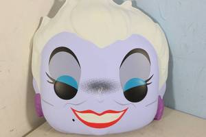 lot 98 image: Kids Disney The Little Mermaid Ursula Funko Pop Oversized Halloween Costume Mask