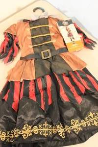 lot 101 image: Hyde & EEK Pirate Costume Dress and Headpiece Toddler (4-5T)
