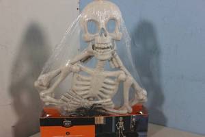 lot 13 image: 11pc Skeletons and Spiders Halloween Decorative Scene Setter Kit - Hyde & EEK Boutique