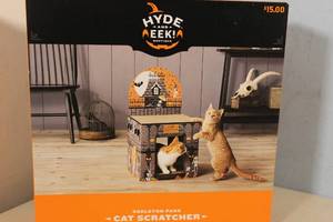 lot 20 image: Halloween Double Decker Skeleton Park Cat Scratcher - Hyde & EEK Boutique