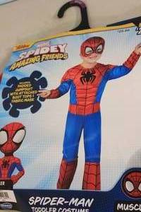 lot 134 image: New Spiderman Marvel Spidey & Amazing Friends 3T-4T Toddler Halloween Costume