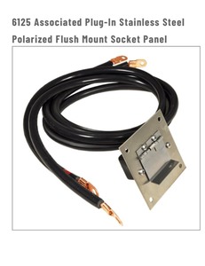 Model 6125 Flush Mount Plug-In Receptacle