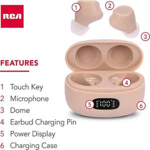 RCA OTC Hearing Aids with Charging Case