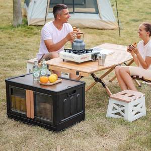 Haixin Collapsible Outdoor Storage Bin with Folding Chair
