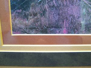 lot 26 image: Michael Coleman called, In the Bookcliffs, Elk Framed Print.