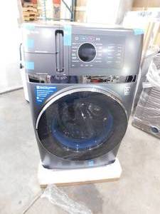 lot 16 image: GE Profile 4.8-cu ft Capacity Carbon Graphite Ventless All-in-One WasherDryer Combo ENERGY STAR