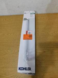 lot 81 image: KOHLER Sundae 18 in. Single Towel Bar in Vibrant Brushed Nickel