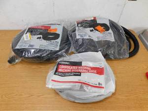 lot 91 image: (2) Everbilt 1-14 in. x 24 ft. Sump Pump Discharge Hose Kit
