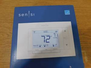 lot 95 image: Emerson Sensi 7-day Programmable Wi-Fi Smart Thermostat, No C-Wire Required for Most Systems