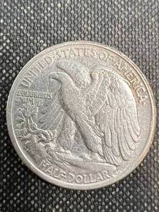 lot 45 image: 1945-S US WALKING LIBERTY HALF DOLLAR