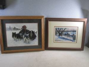 lot 13 image: (C-3) 2 Framed Prints - 23 x 19 an...