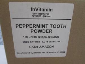 lot 22 image: (CSB) Case of 100 Peppermint InVita...