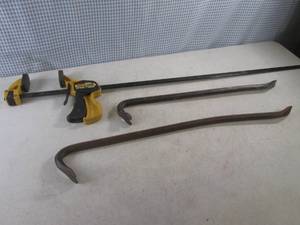 lot 93 image: (H-2) 3 ft Quick Grip Bar ClampSpr...