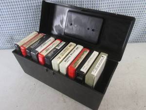 lot 98 image: (EC1) Vintage 8-Track Tapes and Cas...