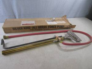 lot 131 image: (F-3) Silver King All Brass Force P...